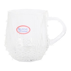Ac Glass Cup W/Handle Clear 9.4 Oz
