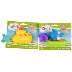 Pull & Go Boat Toy Asst