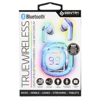 Sentry Light Up Bluetooth Earbuds W/Case