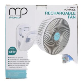Usb Rechargeable Multi Function Clip On Fan