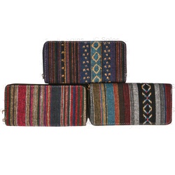 Wallet Embroidery Asst Prints
