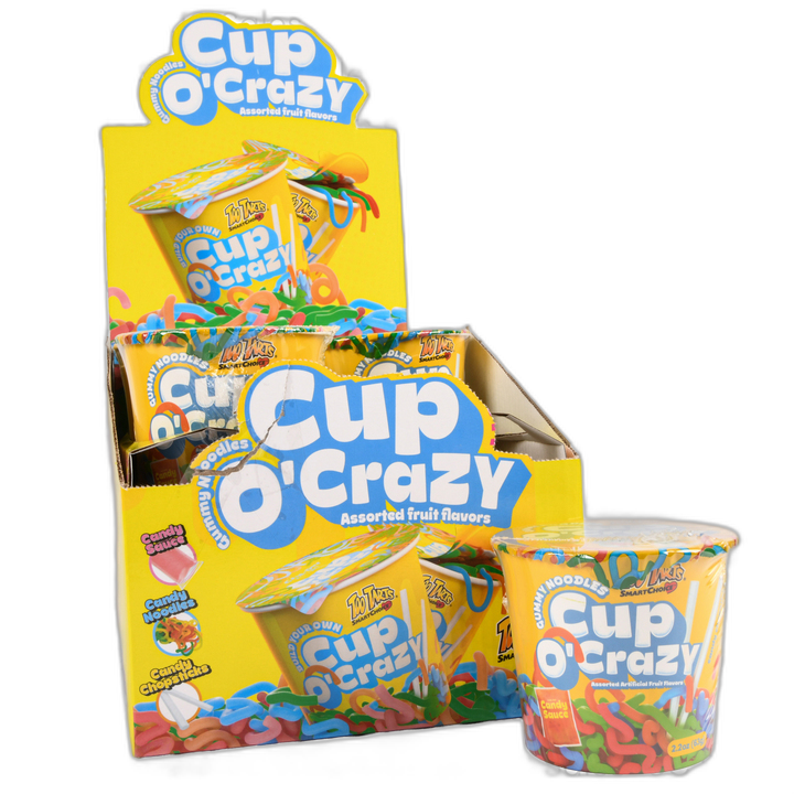 Too Tarts Cups O' Crazy Gummy Noodles 2.2 Oz