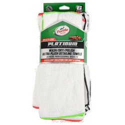 Turtle Wax Platinum Auto Detailing Towels 12X16" 6 Pk