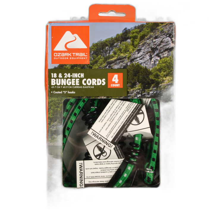 Ozark Trail Bungee Cord Set Asst Size 4 Pc