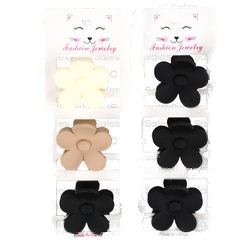 Hair Jaw Flower Clip Sm Asst Color 3 Pc #H2318B