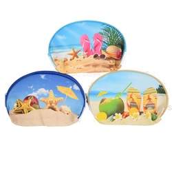Pouch Bag Beach Vibes Print Asst