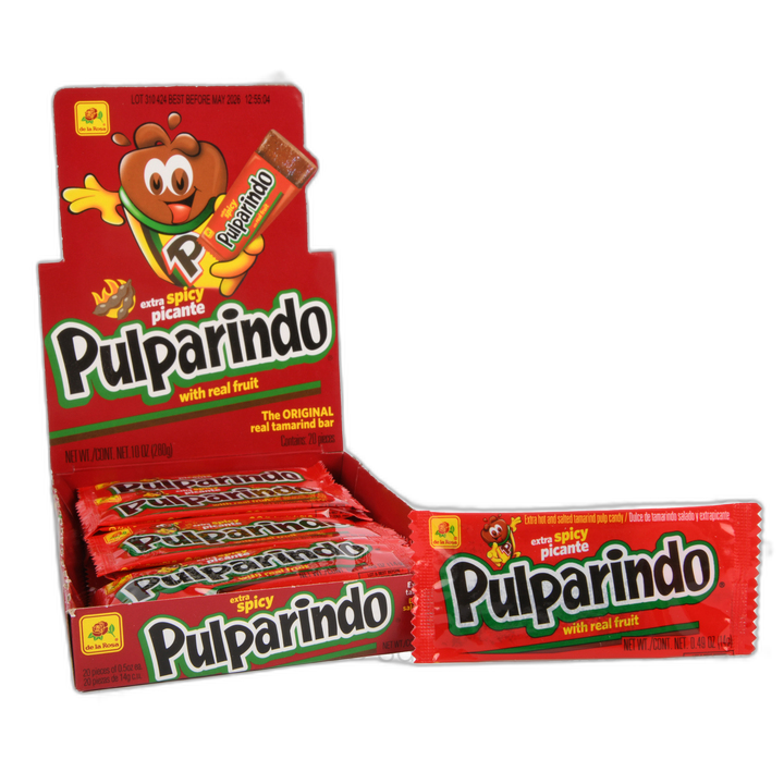 De La Rosa Pulparindo X-Picante Candy 20 Ct