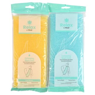 Relax Exfoliating Wash Cloth Asst Color 36X12"