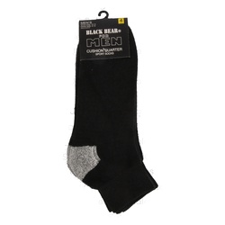 Men'S Socks Cushion Quarter Asst Sz 6-12 4 Pr