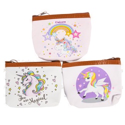 Coin Purse Unicorn Asst