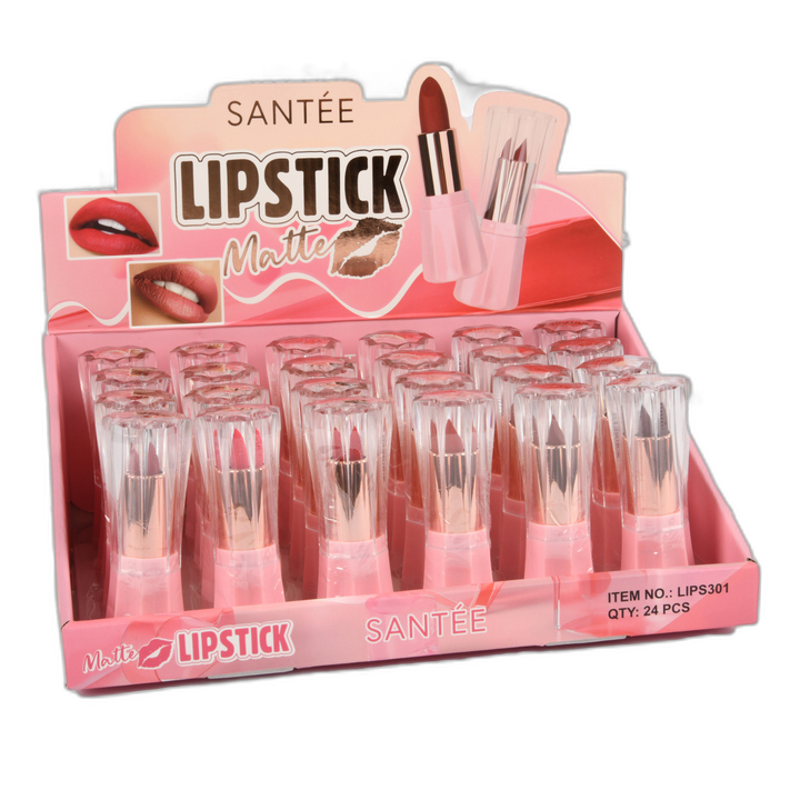 Santee Matte Lipstick Asst Colors .13 Oz