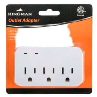 Kingman Outlet Adapter 3 Plugs