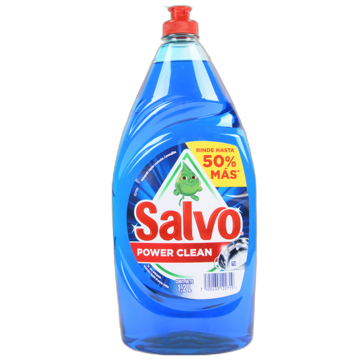 Salvo Dish Liquid Power Blue 1.2 Lts