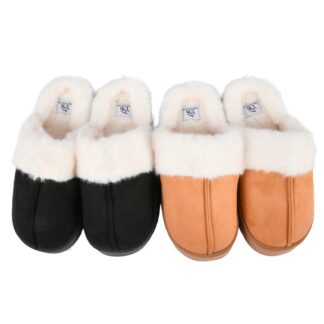 Hw Women Cozy Fluffy Slippers Asst Sz 5-10