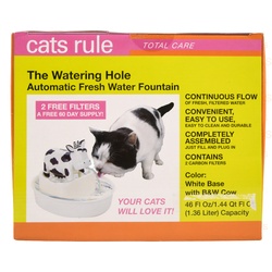 Cats Rule Watering Fountain 46 Oz
