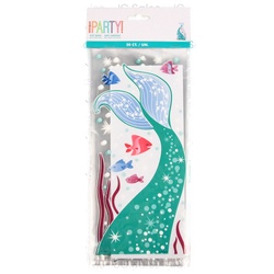 Mermaid Cellophane Bags 5"X11" 20 Ct