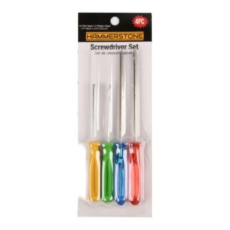 Hammerstone Screwdrivers Asst Size 4 Pc