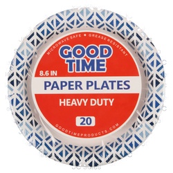 Good Time Hd Paper Plate 8.6 In 20 Ct