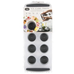 Edge Silicone Rnd Ice Cube Tray Jumbo Charco 2 Pk