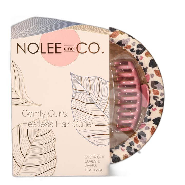 Abstract Leopard Hair Curl Halo 4 Pc