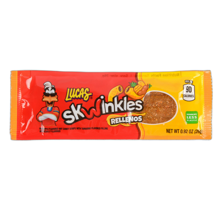 Lucas Skwinkles Pineappl Tamarnd Candy .92 Oz