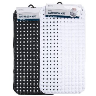 Pvc Bathroom Mat Asst Colors 15 X 27 In