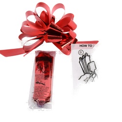 Pull Bows Metallic Red Small 50Ct