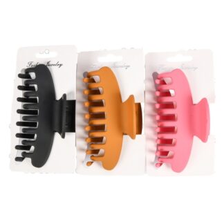 Hair Claw Clip Matte Asst Color 1 Pc