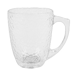 Glass Cup With Handle Clear 8.3 Oz
