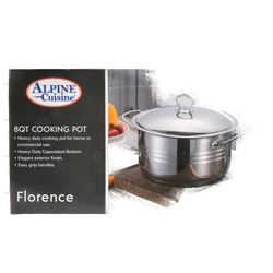 Ac Ss Dutch Oven Silver 8 Qt 7.5 Lts