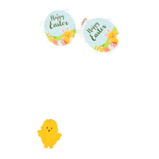 He Easter Wood Ornament