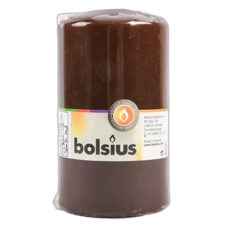 Bolsius Pillar Candle Maroon 3X6 In