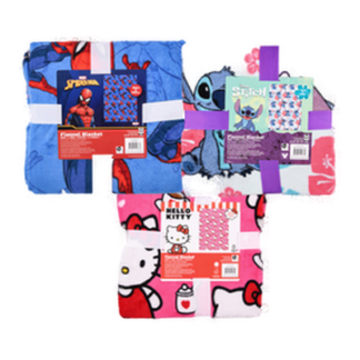 Disney Flannel Blanket Asst Charact 50X70"