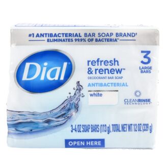 Dial Bar Soap White 3 Ct 4 Oz