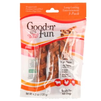 Good N'Fun Dog Treat Triple Flav Crunch Spirals 3 Ct