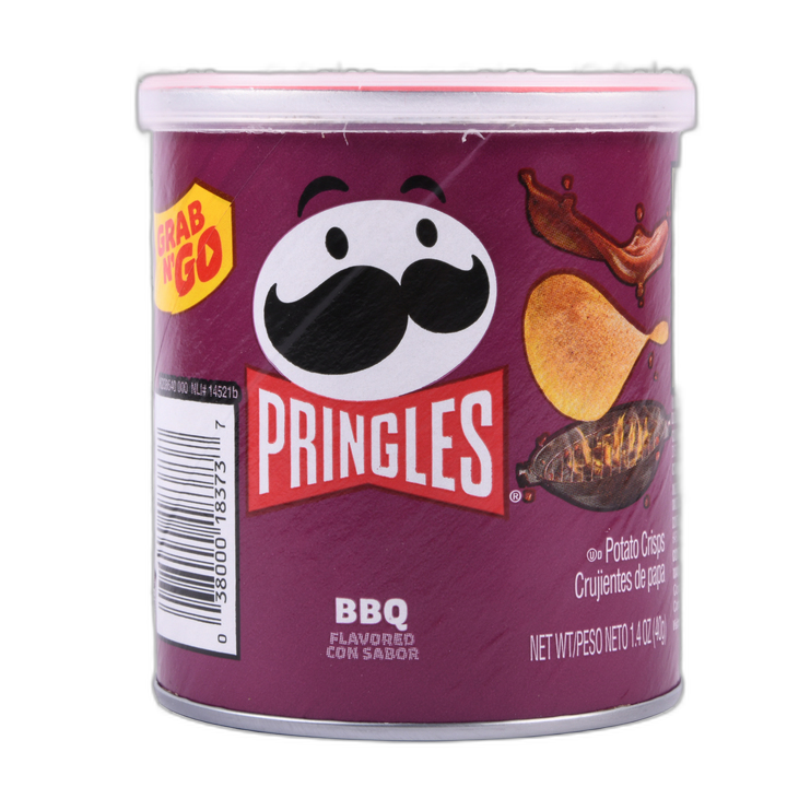 Pringles Grab N'Go Potato Chips Bbq 1.4 Oz