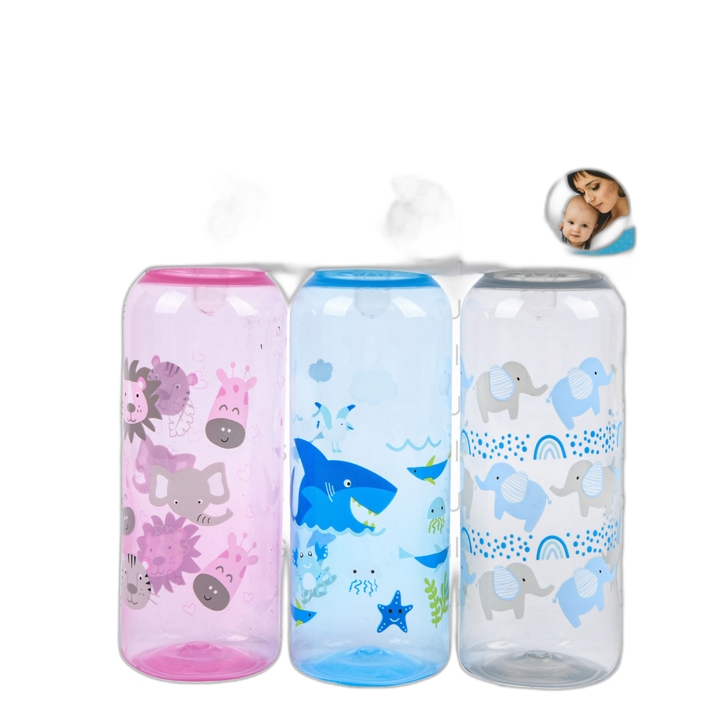 Baby King Nurser Bottle Asst Prints 9 Oz