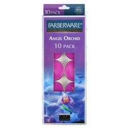 Faberware Tealt Candle Angel Orchid 10 Ct