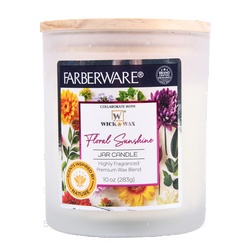 Faberware 2Wck Cndle Jar Lid Frl Sunshine 10 Oz