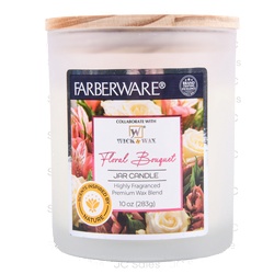 Faberware 2Wck Candle Jar Lid F Bouquet 10 Oz