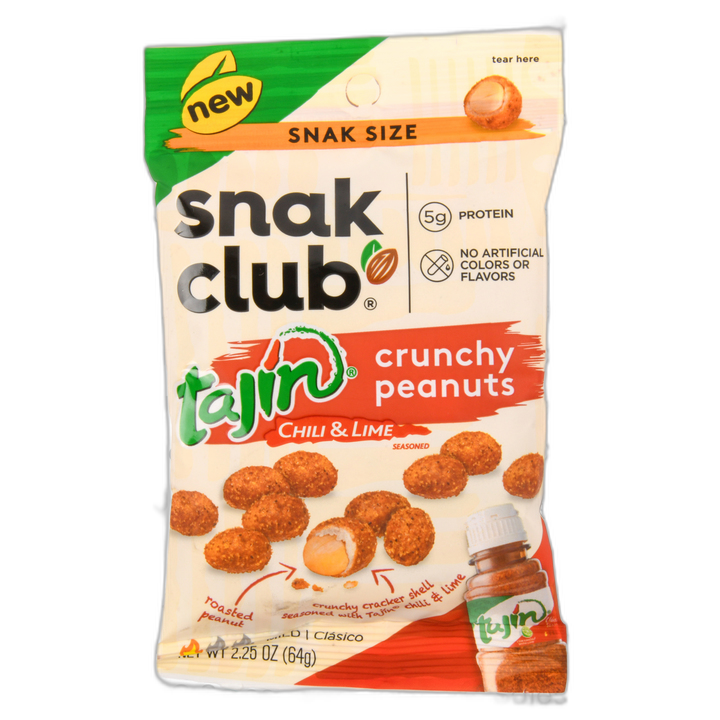 Snak Club Crunchy Peanuts 2.25 Oz