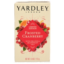 Yardley Bar Soap Frosted Cranberry 4 Oz