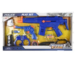 Police Play Set Toy 8 Pc