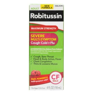 Robitussin Severe Multi-Symptom Cf Max 4 Oz