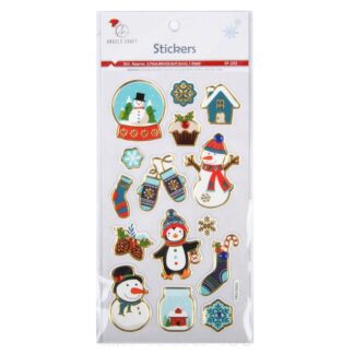 Hx Xmas Pop-Up Stickers W/Jewelry 15 Ct 1 Sh