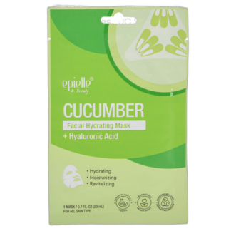 Epielle Facial Mask Cucumber+Hyaluronic 1 Ct