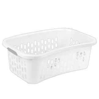 Sterilite Bushel Hiphld Laundry Baskt Wht 1.5