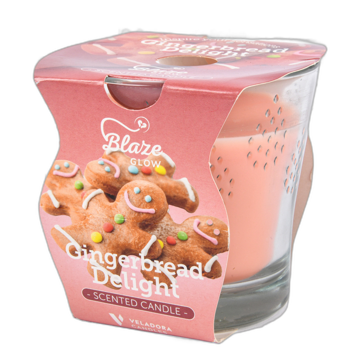 Blaze Glow Scented Candle Gingerbread 3.5 Oz