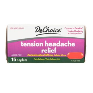 Drx Tension Headache Relief Caplets 15 Ct