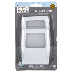 Complete Home Led Night Lights 120V .3 W 2 Pk